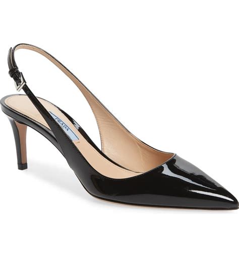 prada patent pump|Prada pumps nordstrom.